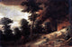 Adriaen Brouwer Twilight Landscape, 18"x27" Wall Decal Print