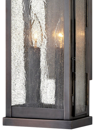 Hinkley Revere Large Wall Mount Lantern, Blackened Brass