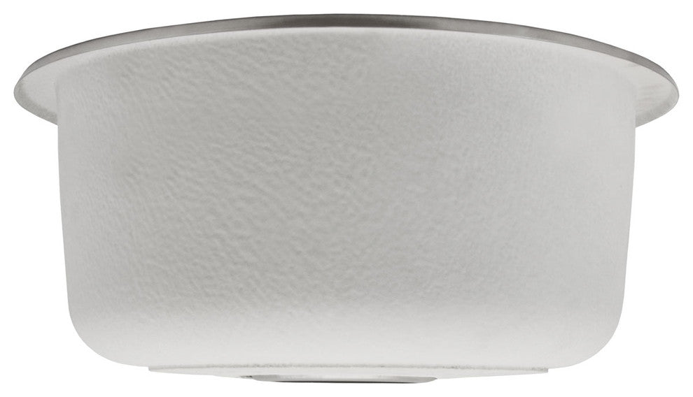 Undermount Stainless Steel Single Bowl, Bar or Prep Sink L101, 18 1/4"