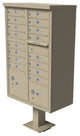 1570 16-Door Cluster Box Unit, Sandstone