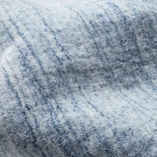 Dash & Albert Nordic Blue Hand Loom Knotted Performance Rug, Blue, 2'6" x 8'