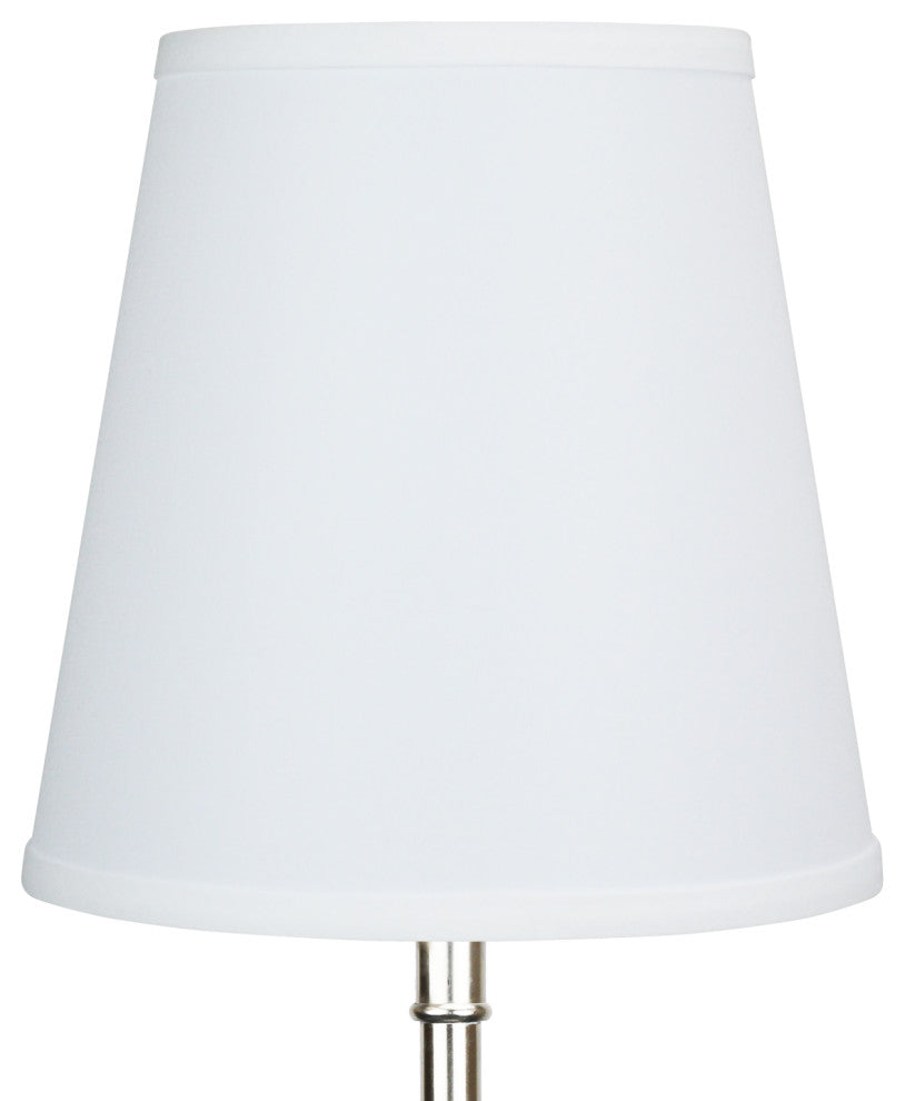 Fenchel Shades 6"x9"x9" Spider Attachment Empire Lamp Shade, Linen White