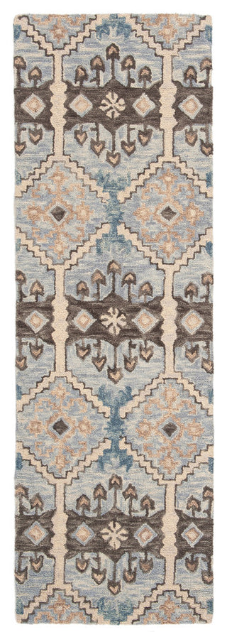 Safavieh Aspen Collection APN512 Rug, Light Blue/Cream, 2'3"x7'