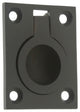 Genuine Solid Brass Flush Ring Pull, Matte Black