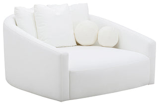 Hanim Cream Performance Fabric Daybed