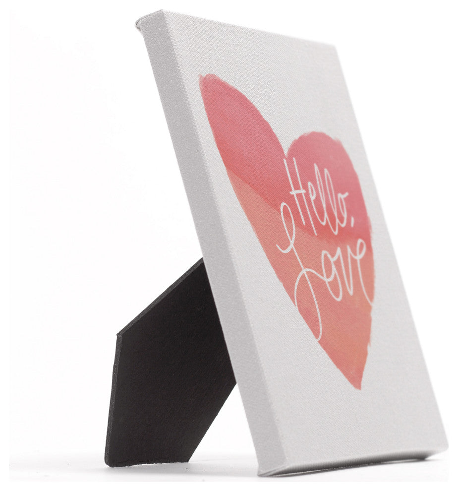 Hello Love 5x7 Tabletop Canvas