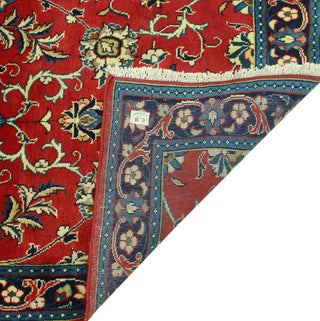 Fine Vintage Distressed Akjamal Red/Navy Runner, 2'9 x 14'2