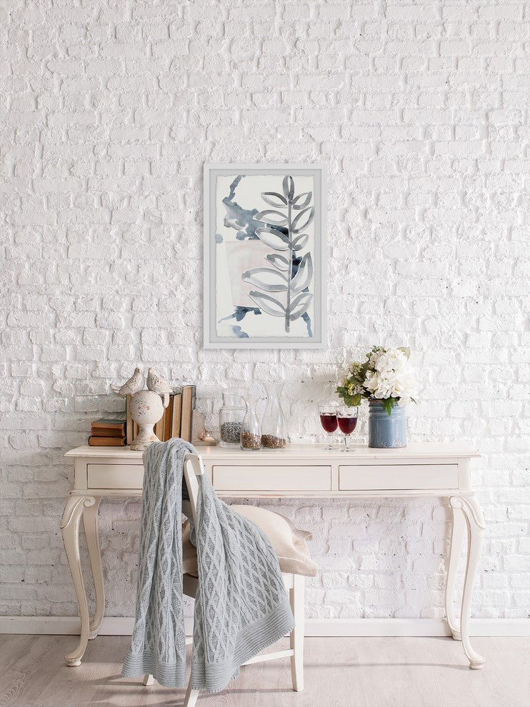 "Stem Lines" Framed Painting Print, 20"x30"