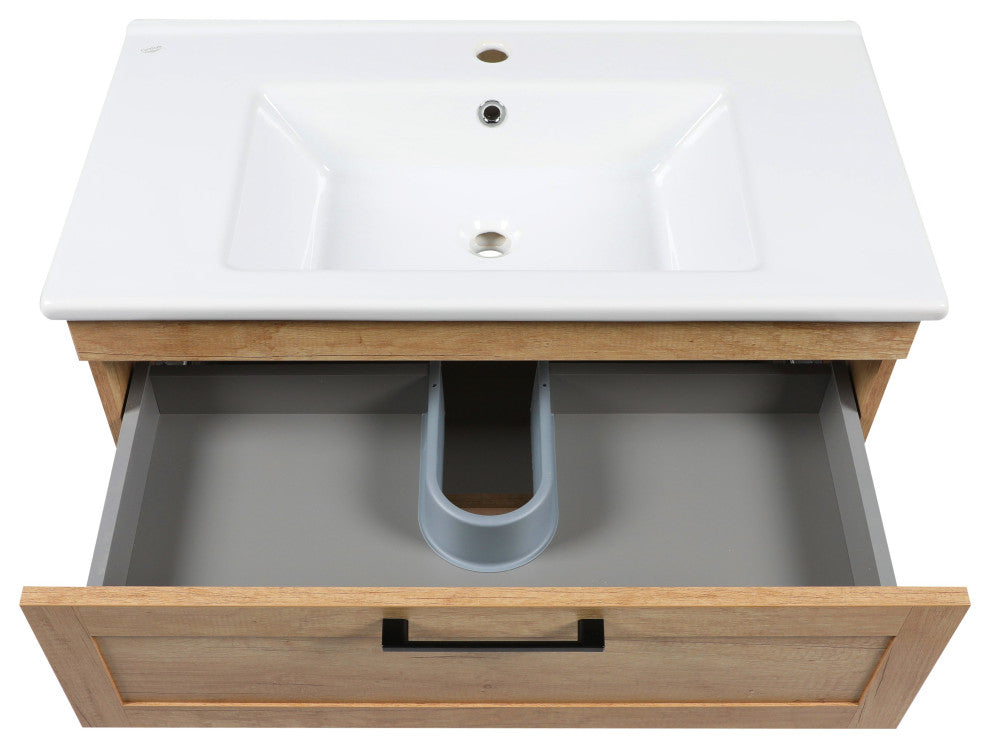Bathroom Vanity Palm Beach Teak Wood 34" No Mirror