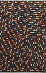 Balochi Dayton Black Rug, 5'2x7'11