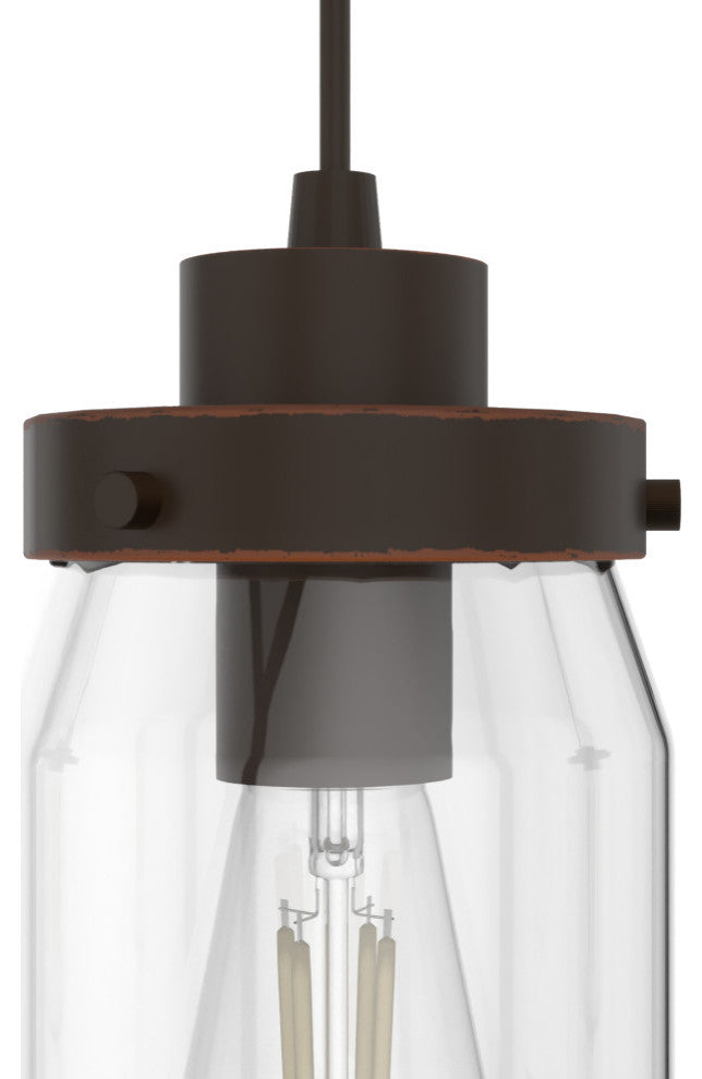 Hunter Devon Park Onyx Bengal 3 Light Linear Cluster Ceiling Light Fixture