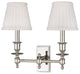 Ludlow 2-Light Wall Sconce, Polished Nickel