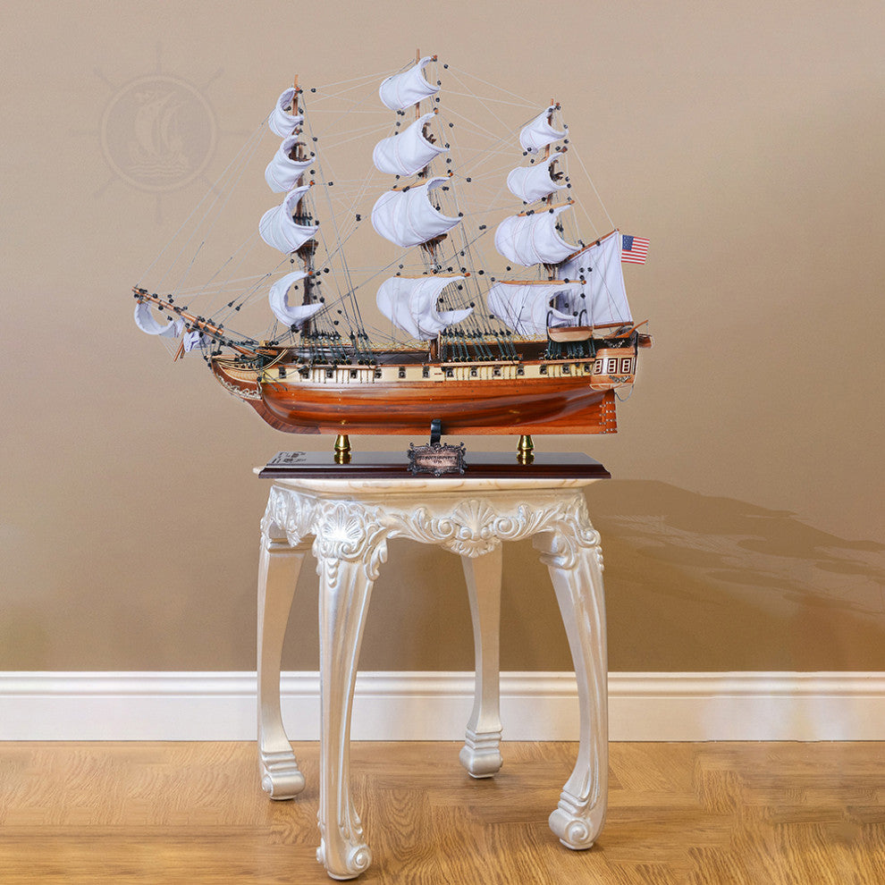 USS Constitution Limited Edition Full Crooked Sails Only 100 Units