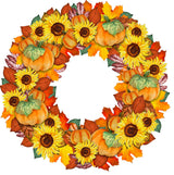 Flower Fall Wreath Decor