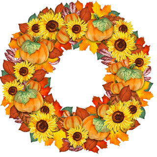 Flower Fall Wreath Decor