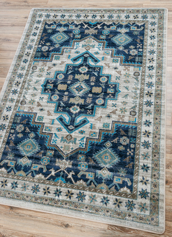 Persian Version, Blue, 8'x11'