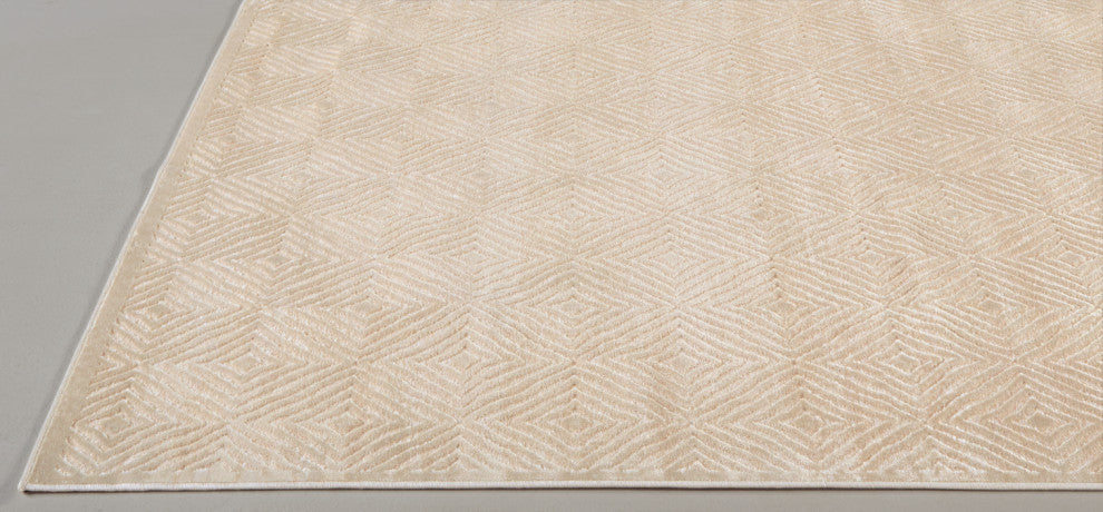 Weave & Wander Soho Zam Soft Chenille Rug, Ivory, 7'6"x10'6"