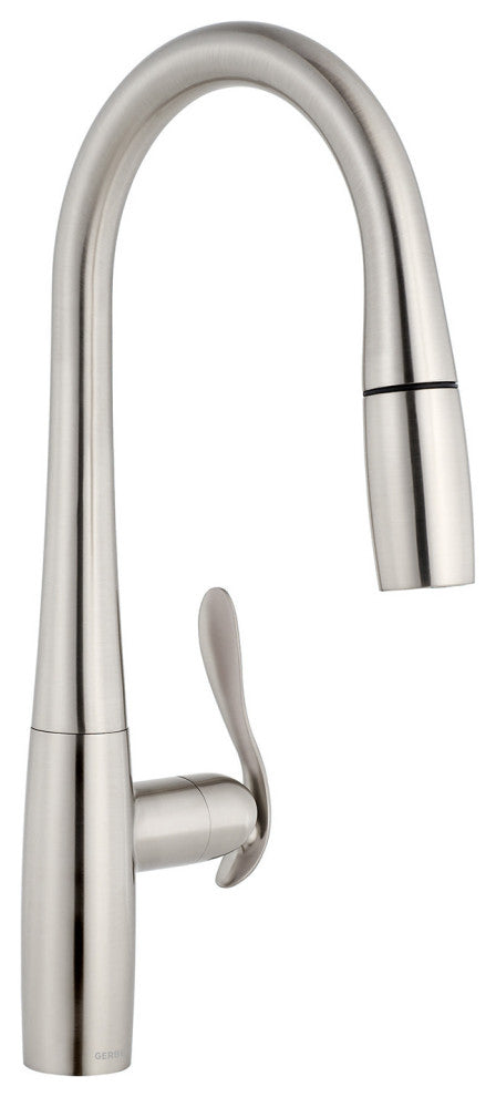 Selene Single Handle Pull-Down Kitchen Faucet w/ Snapback, Stainless Steel