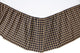 Navy Check Twin Bed Skirt