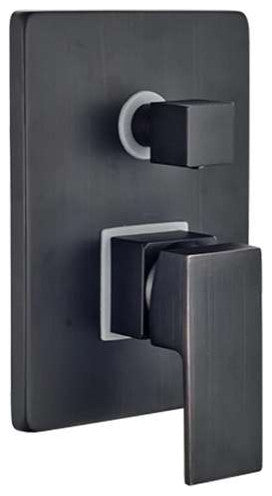 Fontana Peru Dark Oil Rubbed Bronze Rainfall LED Shower, Massage Jets