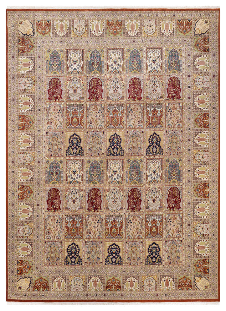 Mogul, One-of-a-Kind Hand-Knotted Area Rug Brown, 9'0"x12'5"