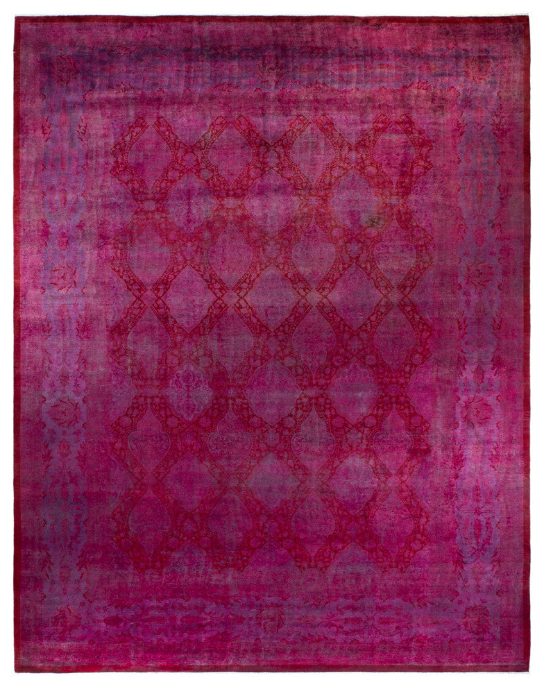 Vibrance, One-of-a-Kind Handmade Area Rug Red, 15'3"x12'3"