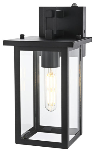Home Living 6" Outdoor Wall Sconce, Black