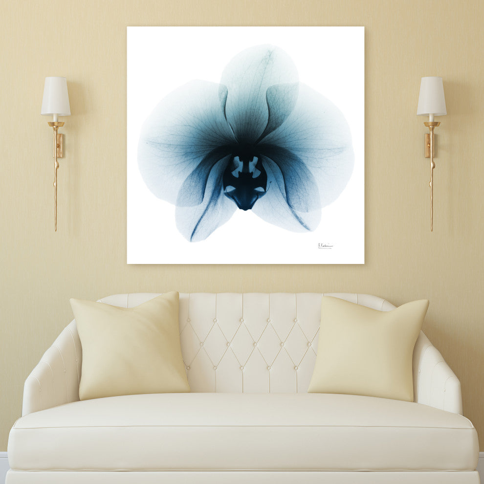 "Glacial Orchid" Frameless Free Floating Panel Graphic Wall Art, 38"x38"