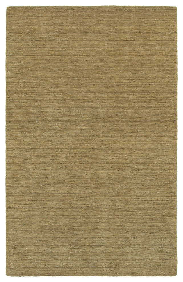 Arista Solid Gold Hand-Crafted Area Rug, 6''x9''
