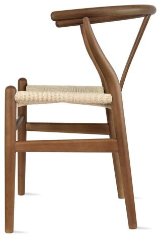 Modern Dining Chairs Solid Wood Armchairs Handmade Assembled Chair Set of 2, Espresso, Armchair