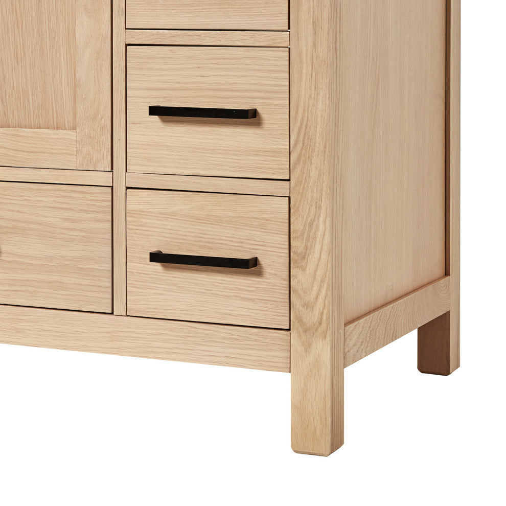 ARIEL Cambridge 42 in. Single Sink Base Cabinet In Oak