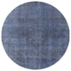 Ahgly Company Indoor Round Mid-Century Modern Area Rugs, 4' Round