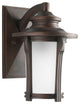 Pedigree 1-Light Wall Lantern Autumn Haze Etched Seeded Glass