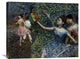 "Dancer With a Tambourine" Stretched Canvas Giclee by Edgar Degas, 30"x20"