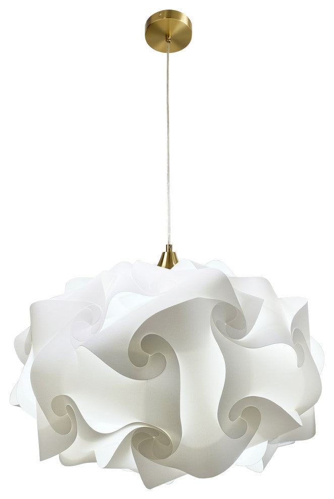 Cloud Pendant Light, Gold, Large