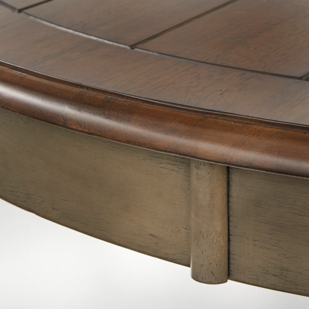 Vintner Round Dining Table, Gray