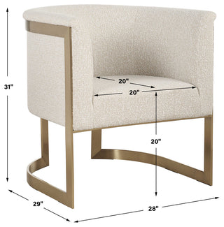 Uttermost Bellina Plush Barrel Chair