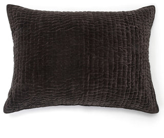Nathan Pillowcase Sham, Charcoal, Standard
