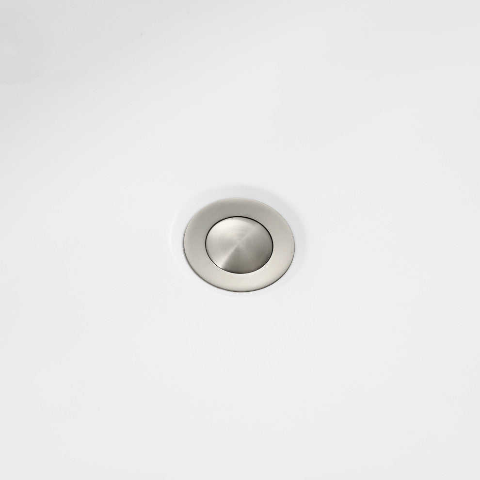 OVE Decors Draco 59" Seamless White Acrylic Freestanding Rectangular Bathtub