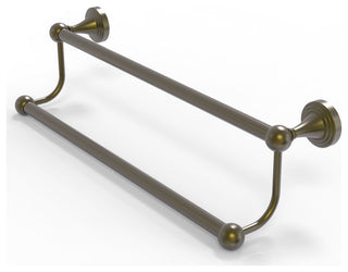 Sag Harbor 24" Double Towel Bar, Antique Brass