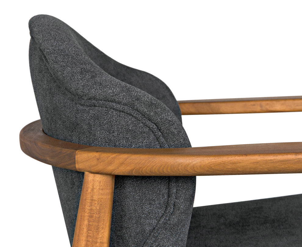 Vittorio Chair With Grey Fabric