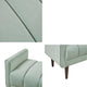 Madison Park Linea Velvet Upholstered Modern Accent Bench, Seafoam Green