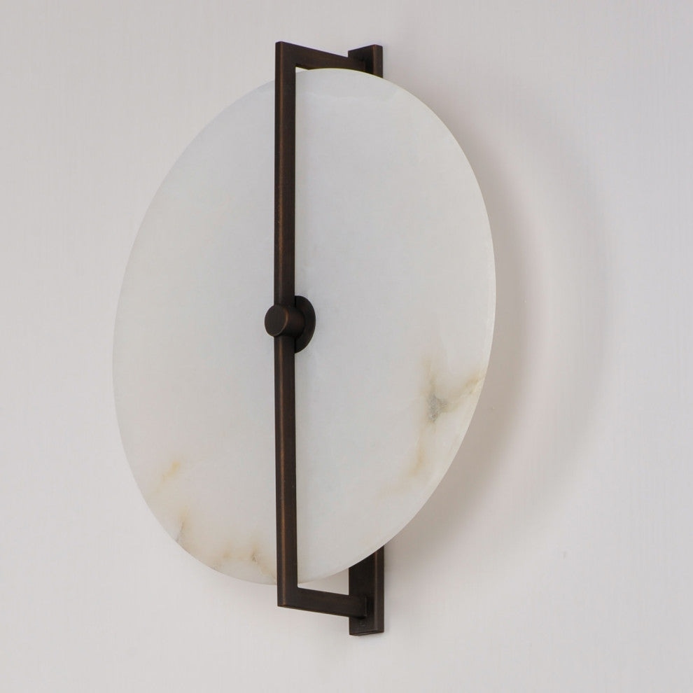 Maxim 18200WA Quarry 4" Tall LED Wall Sconce - Dark Bronze