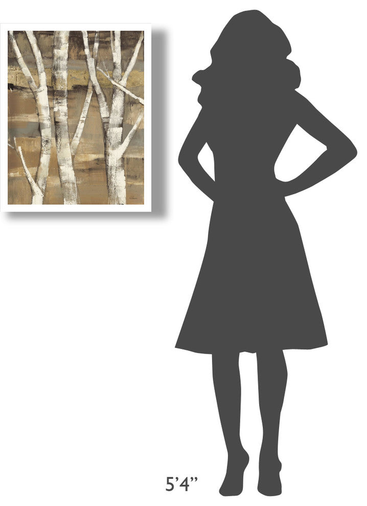 "Wandering Through the Birches I" Paper Print by Albena Hristova, 22"x26"