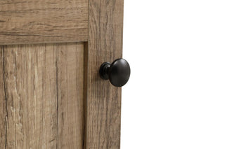 Home Living Single 18" Bathroom Vanity (Natural Oak)