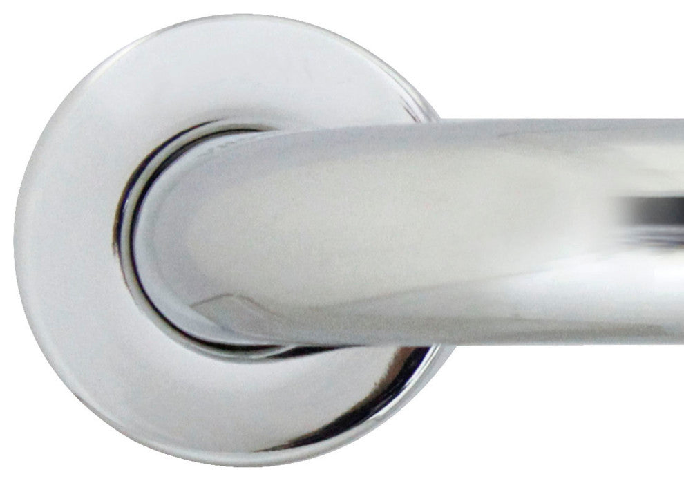 MODONA's 16" Wall Mounted Grab Bar SS304, Polished Chrome