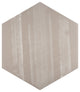 Pompeya Grand Hex Porcelain Floor and Wall Tile Sample, Beige