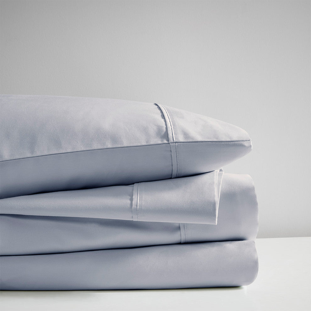 Beautyrest 600 Thread Count Cooling 4-Piece Sheet Set, Blue, King