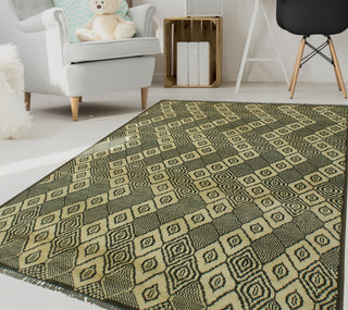 Balochi Cathryn Ivory/Charcoal Rug, 5'2x6'7