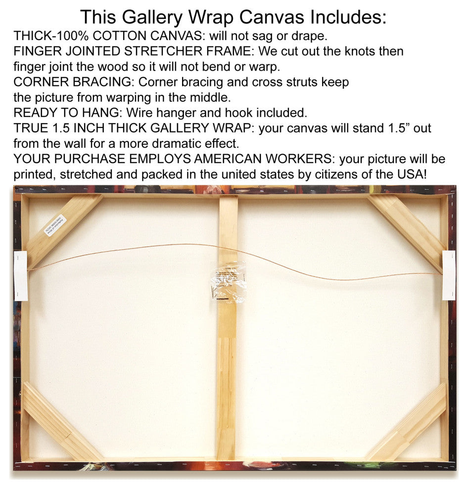 "The Usual Suspects Panel II - Believe" By Avery Tillmon, Gallery Wrap Canvas